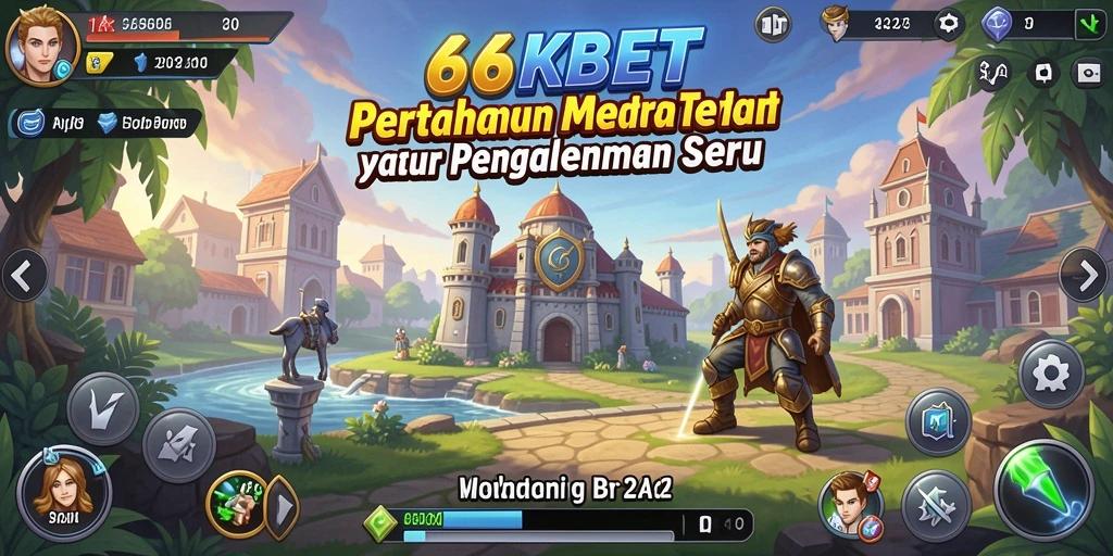 Tampilan gameplay menawan dalam 66KBET dengan aksi menara pertahanan yang seru.