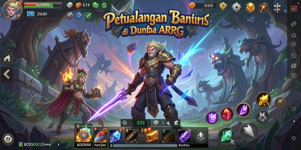 Gameplay seru dengan pertarungan dinamis di BOS5000.