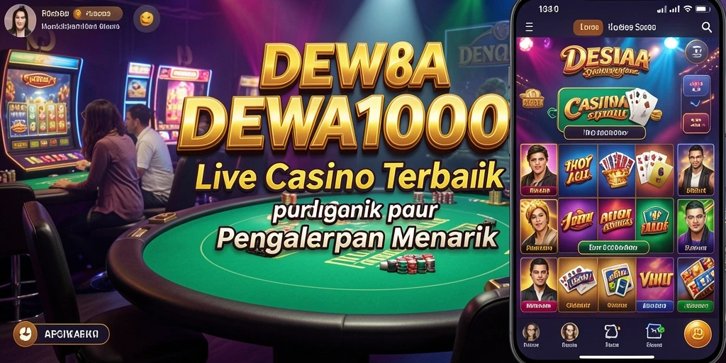 Gameplay mengasyikkan di DEWA1000 dengan dealer langsung.