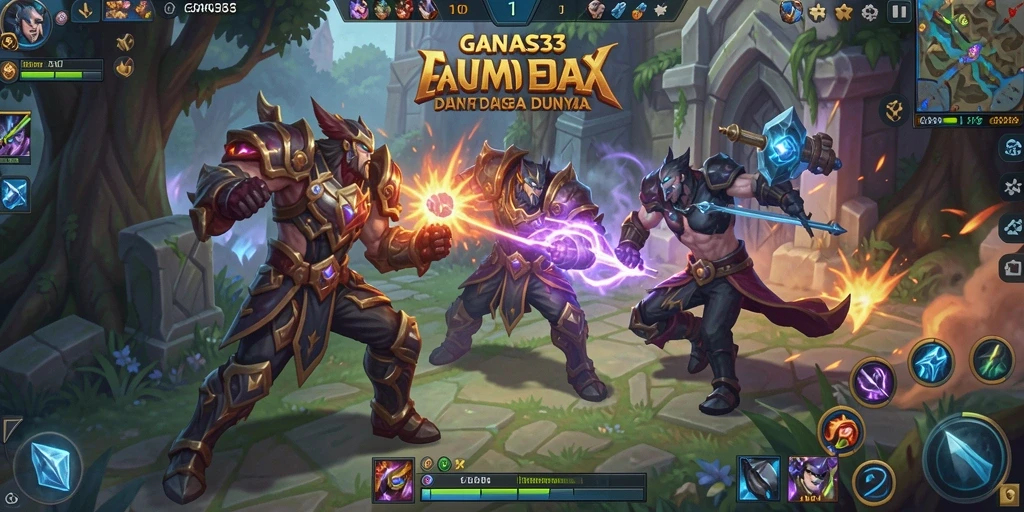Gameplay seru dengan pertarungan strategis di GANAS33.