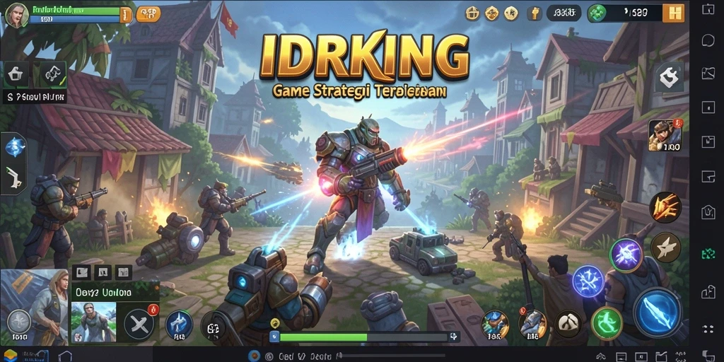 Gameplay menarik dalam IDRKING menantang kecerdasan strategi.