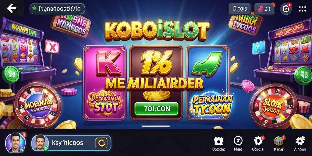 Screenshot gameplay KOBOISLOT menampilkan keseruan bermain slot Tycoon.