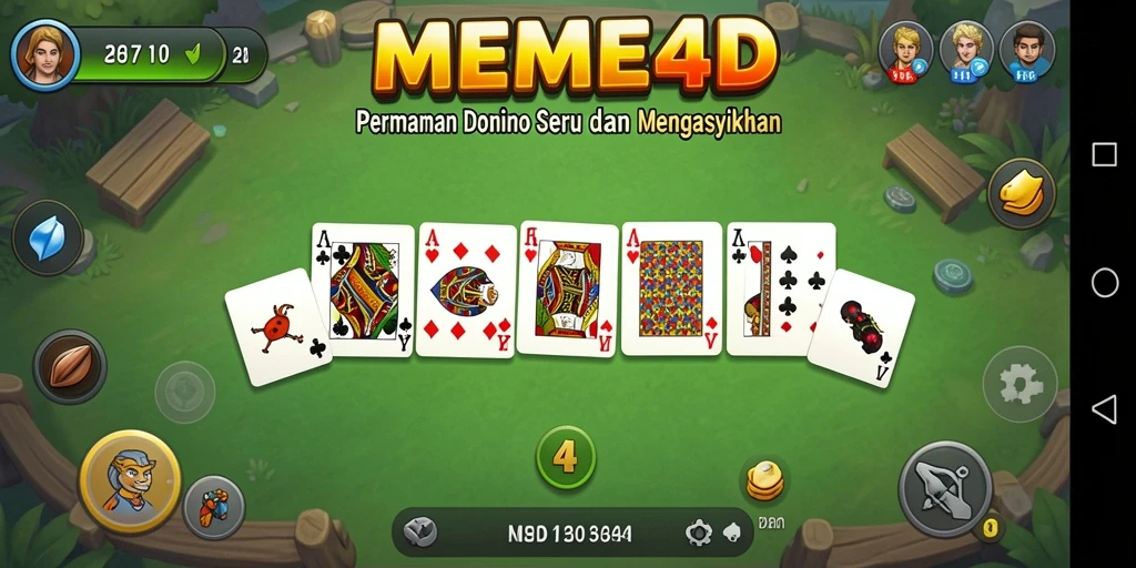 Tampilan utama gameplay <strong>MEME4D</strong> yang menarik dan seru.