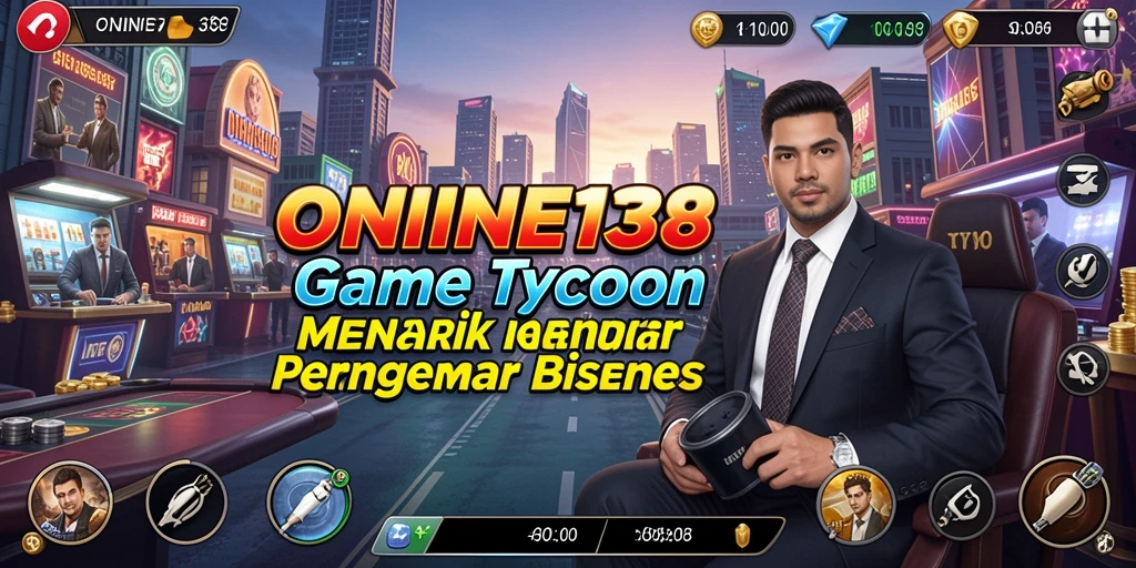 Tangkapan layar utama ONINE138 menampilkan gameplay Tycoon yang seru.