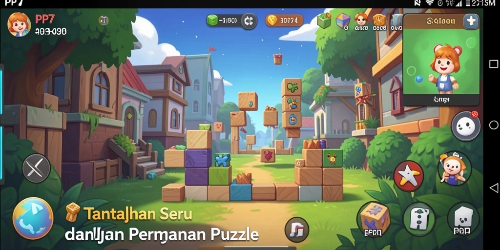 Tampilan gameplay seru dari PP7 yang menantang.