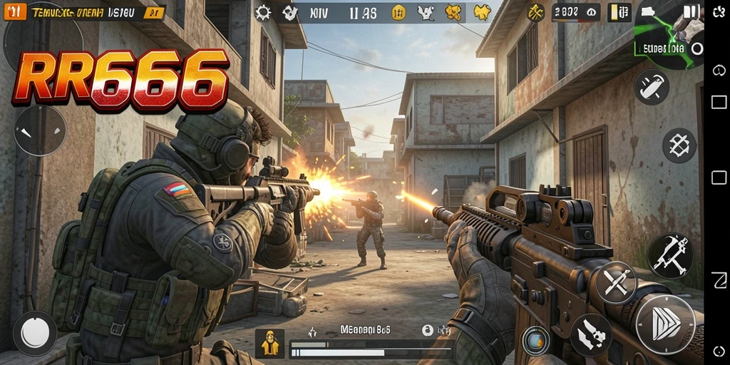 Gameplay seru dan penuh aksi di RR666.